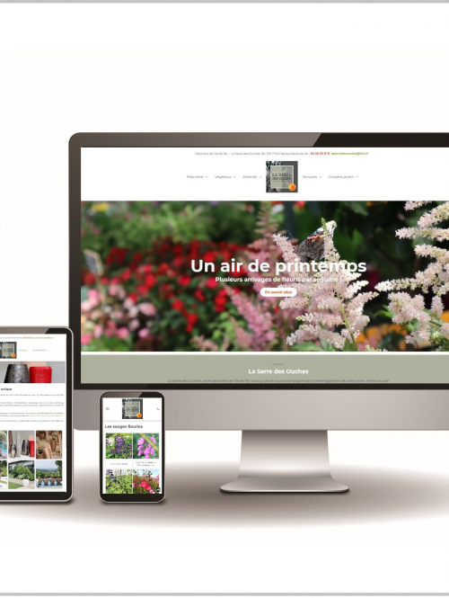 Site Web de La Serre des Ouches