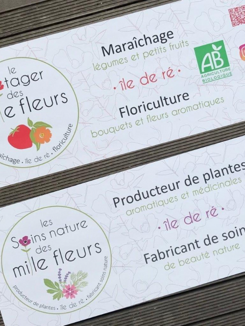 Réalisation de bannière Graphisme TOTEM E-marketing Ile de Ré